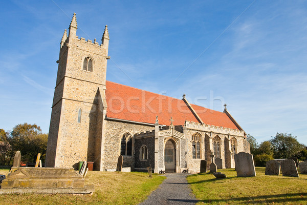 English village church Stock photo © trgowanlock