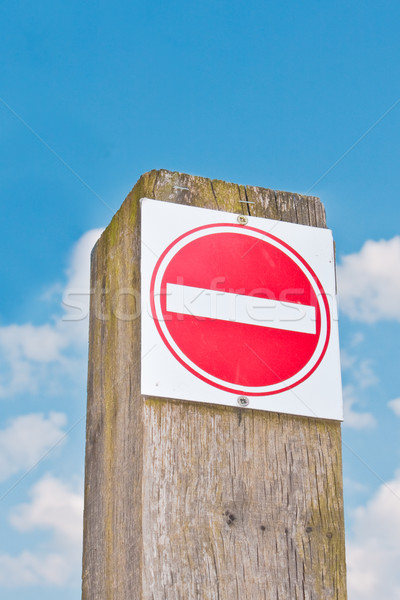 No entry sign Stock photo © trgowanlock