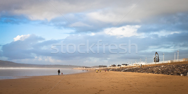 aberafan beach Stock photo © trgowanlock