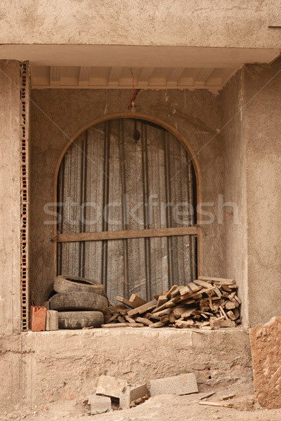 Stock photo: Derelict window