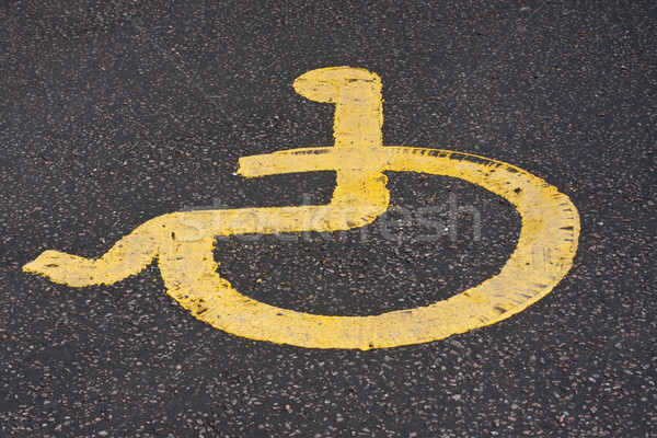 disabled sign Stock photo © trgowanlock