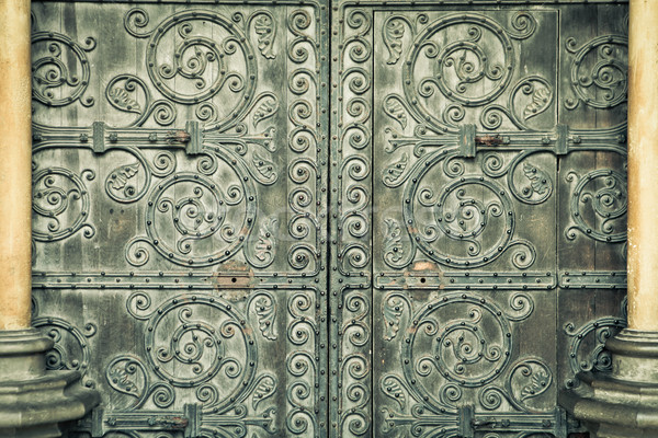 Stock photo: Gothic doorway