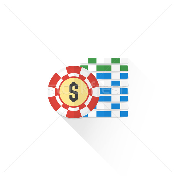 color gambling chips set icon illustration
 Stock photo © TRIKONA