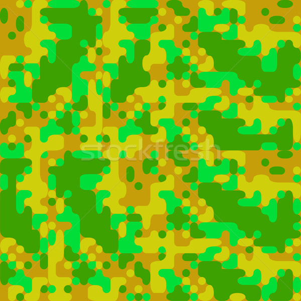 modern pixel camouflage cartoon pattern Stock photo © TRIKONA