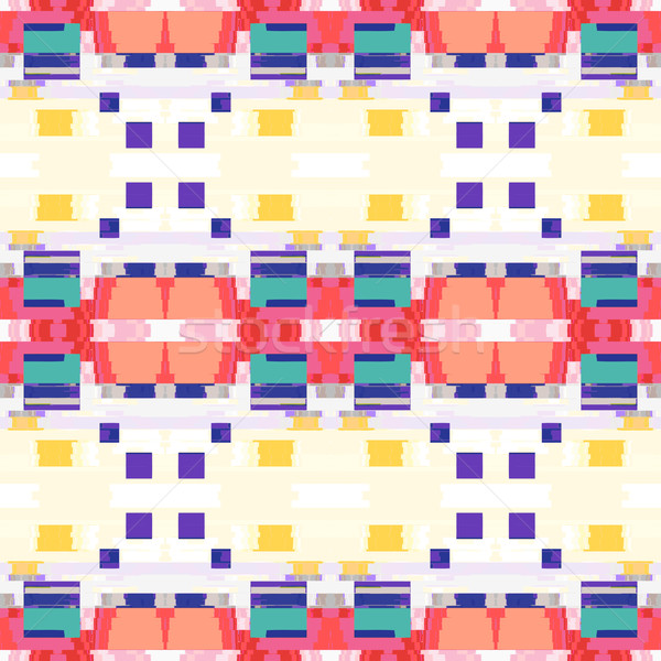 vector glitch art seamless pattern
 Stock photo © TRIKONA