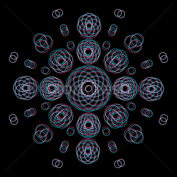 vector abstract sacred geometry decoration
 Stock photo © TRIKONA