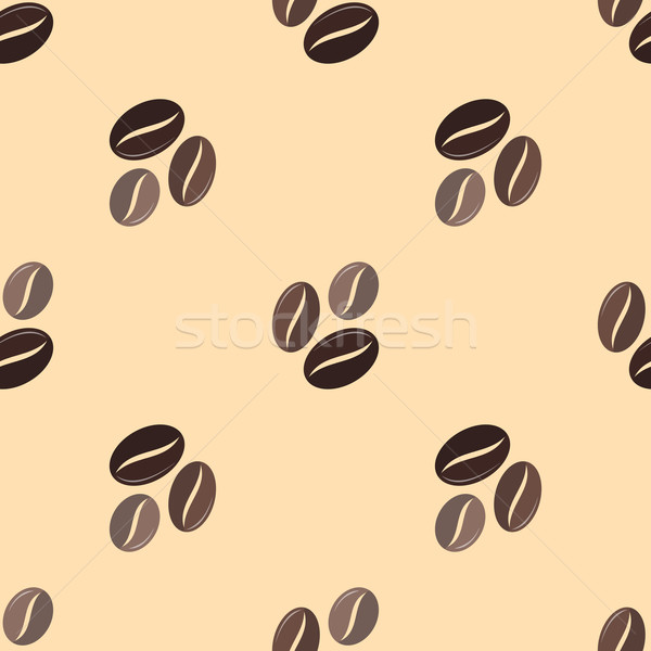 ベクトル コーヒー豆 カラフル デザイン ストックフォト © TRIKONA