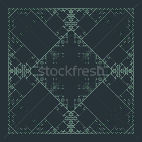 広場 幾何 フラクタル 構造 ベクトル 色 ストックフォト © TRIKONA
