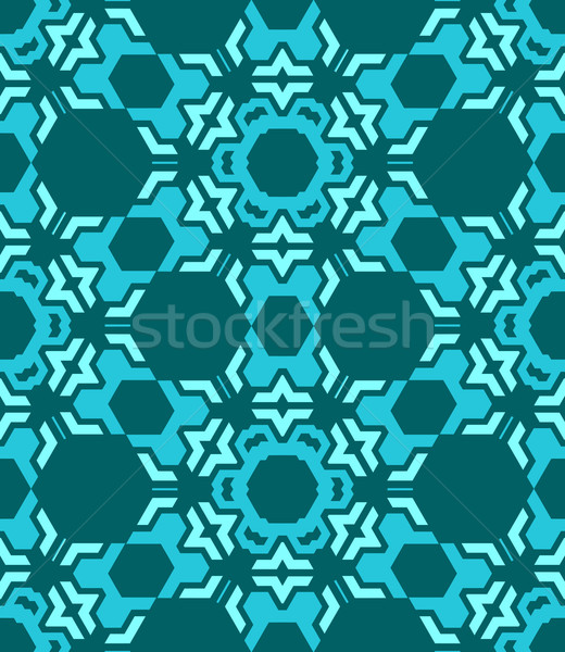 Abstract geometric albastru vector colorat Imagine de stoc © TRIKONA