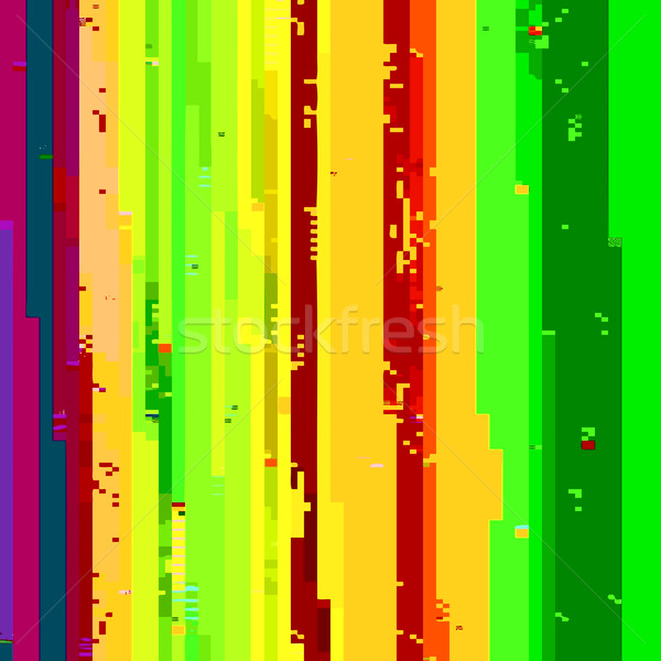 colored abstract glitch art design background  Stock photo © TRIKONA
