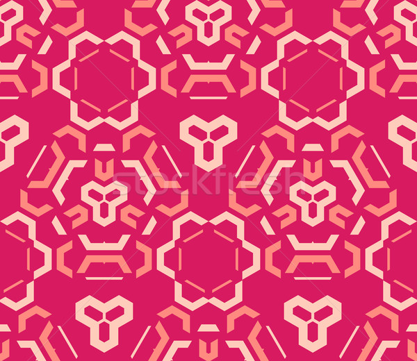赤 ピンク 色 抽象的な 幾何学的な ストックフォト © TRIKONA