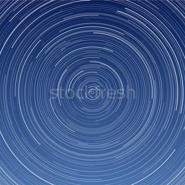 Stock photo: Star Trail