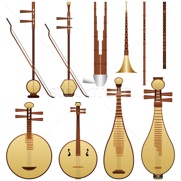 Chinese Music Instruments Stock photo © tshooter