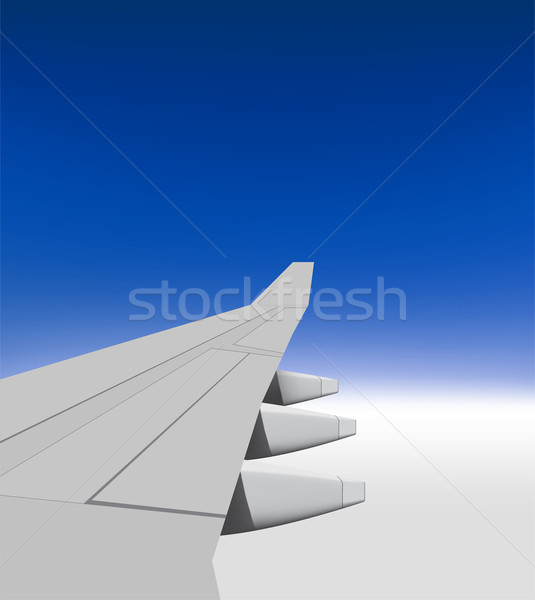 Projektu podróży samolot płaszczyzny czyste Zdjęcia stock © tshooter