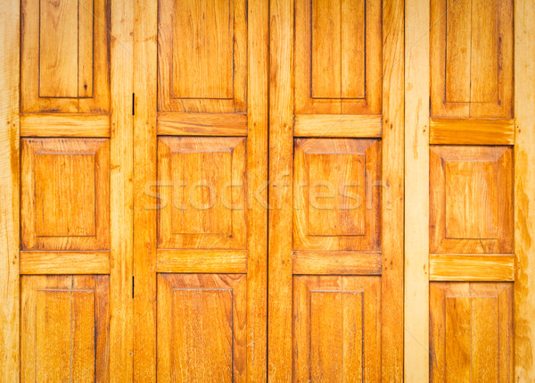 Textura de madera textura árbol edificio pared fondo Foto stock © tungphoto