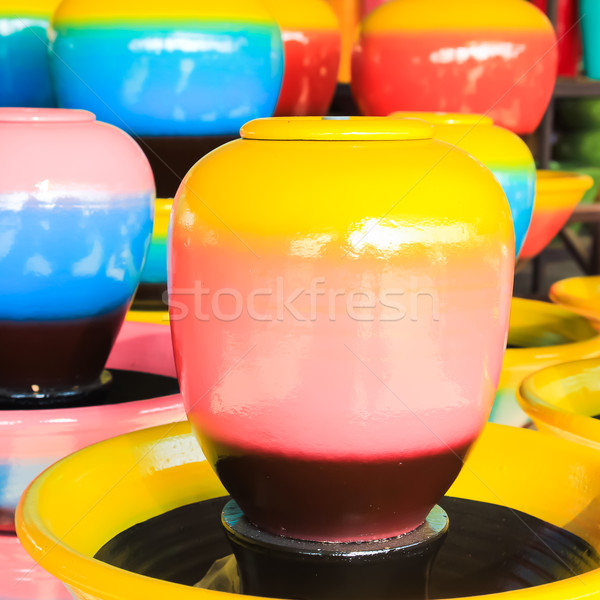 Színes textúra kéz terv művészet csésze Stock fotó © tungphoto