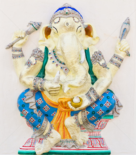 Indian or Hindu God Named Haridra Ganapati Stock photo © tungphoto