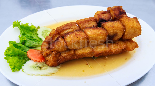 魚 泰國食品 食品 光 盤 商業照片 © tungphoto