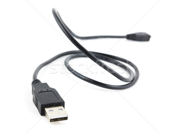 Mikro usb kabel wtyczkę Zdjęcia stock © tungphoto