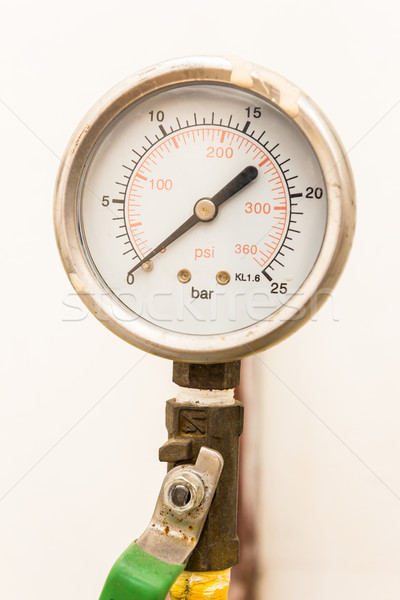 gas valve and meter Stock photo © tungphoto