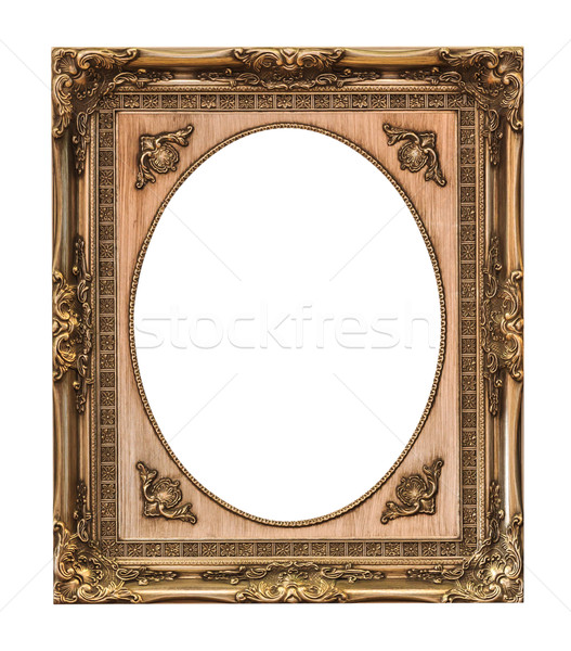 wooden frame isolated with clipping path Stock photo © tungphoto
