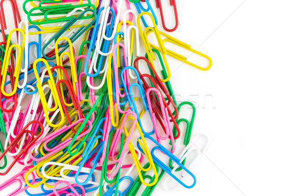 paperclips isolated on white background Stock photo © tungphoto