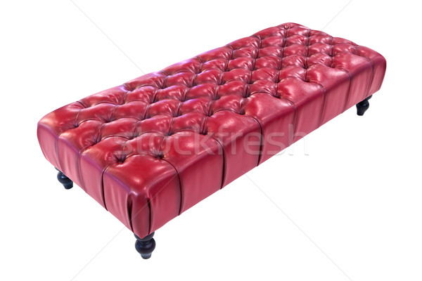 red luxury sofa isolated with clipping path Stock photo © tungphoto