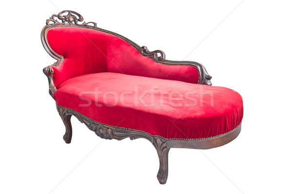 luxury red sofa isolated Stock photo © tungphoto