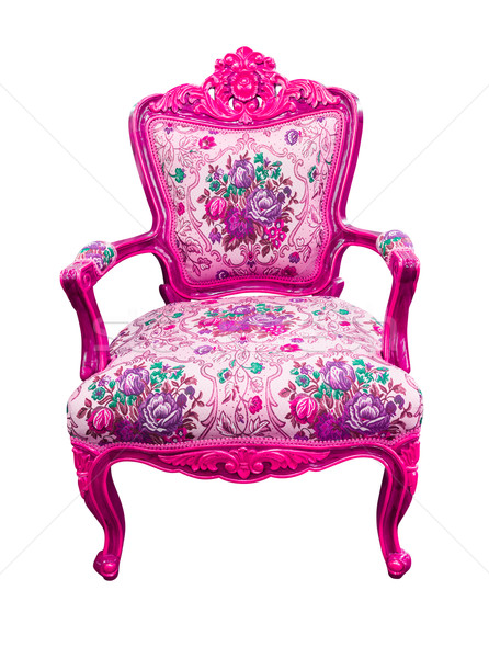 [[stock_photo]]: Rose · luxe · fauteuil · isolé · texture