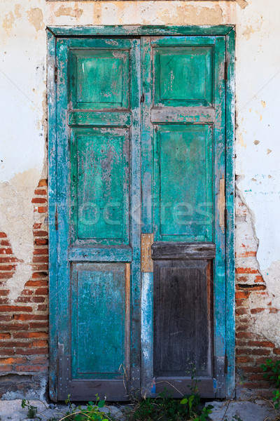 vintage door Stock photo © tungphoto