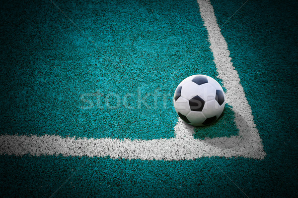 Boisko do piłki nożnej tekstury człowiek szkoły sportu charakter Zdjęcia stock © tungphoto