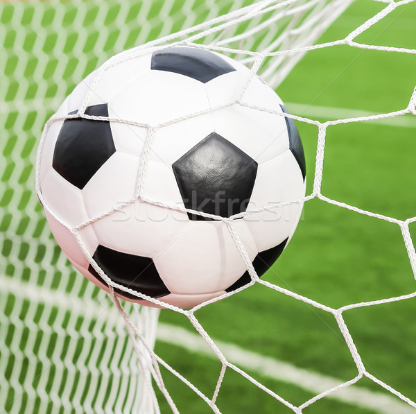 Ballon objectif net football sport football [[stock_photo]] © tungphoto