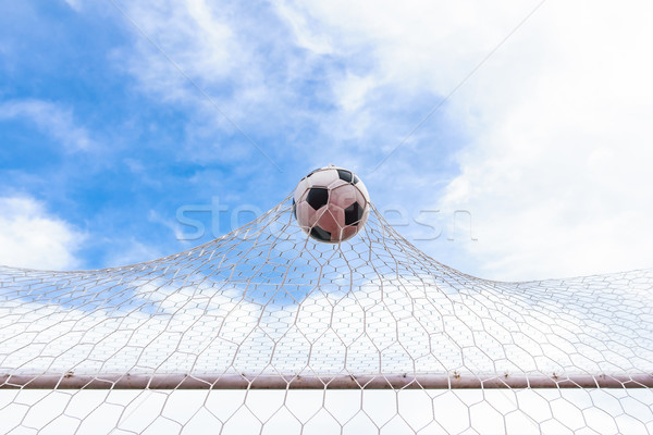 Futball gól net futball sport nyár Stock fotó © tungphoto