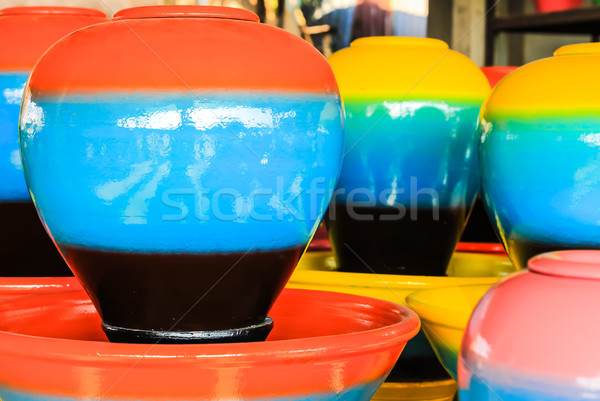 Színes textúra kéz terv művészet csésze Stock fotó © tungphoto