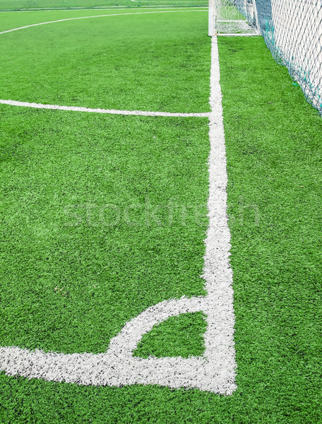 football field conner Stock photo © tungphoto