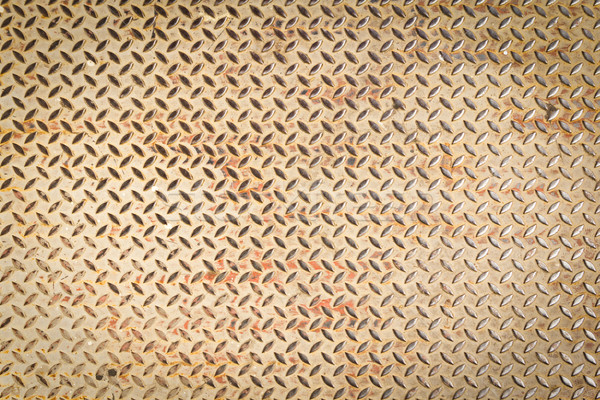 Diamant Stahl Platte Textur Hintergrund industriellen Stock foto © tungphoto