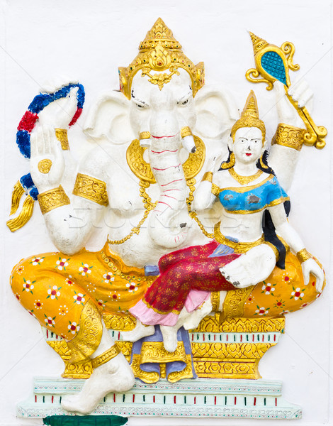 Indian or Hindu ganesha God Named Shakti Ganapati Stock photo © tungphoto