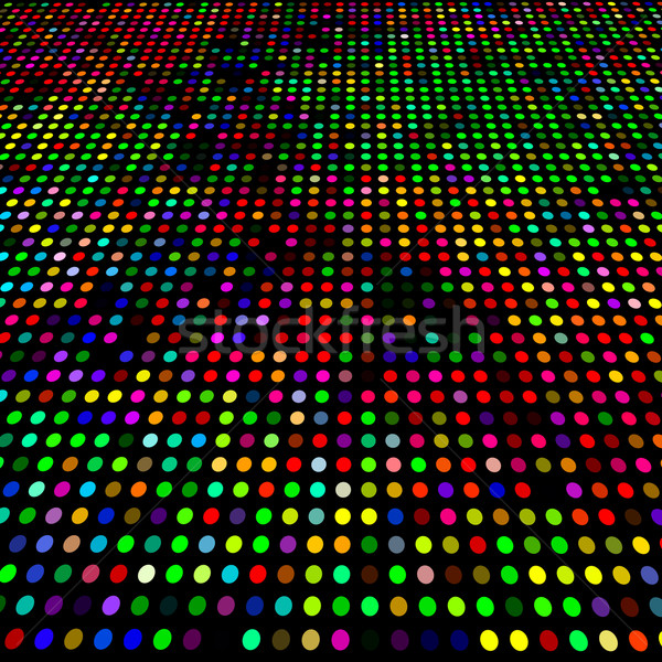Stockfoto: Disco · cirkels · mozaiek · trillend · vector · partij