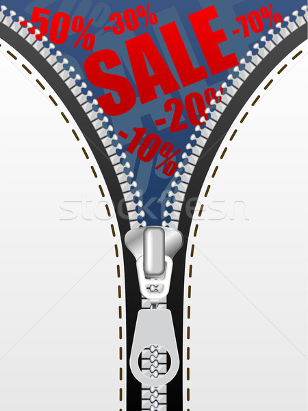 Sale opening concept vector background. Stock photo © tuulijumala