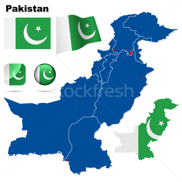 Pakistan vector set. Stock photo © tuulijumala