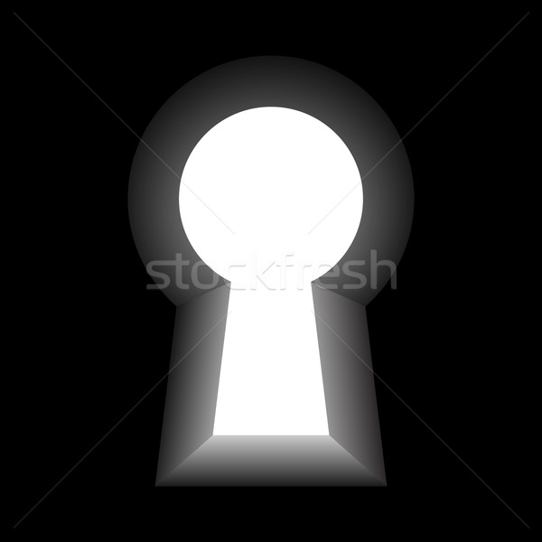 Kulcslyuk fény egyéb oldal vektor sablon Stock fotó © tuulijumala