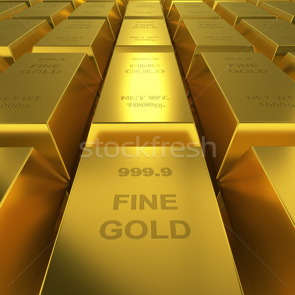 Gold reserve concept image. Stock photo © tuulijumala