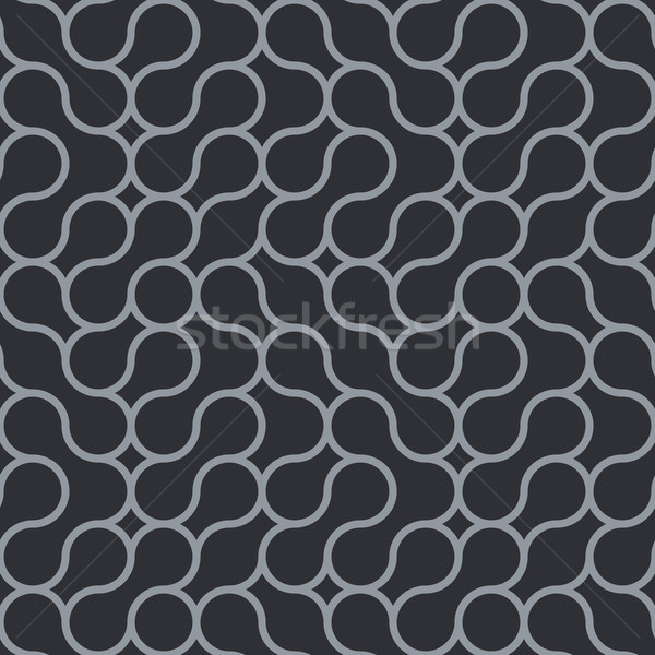 Abstract seamless black and grey wallpaper vector pattern. Stock photo © tuulijumala