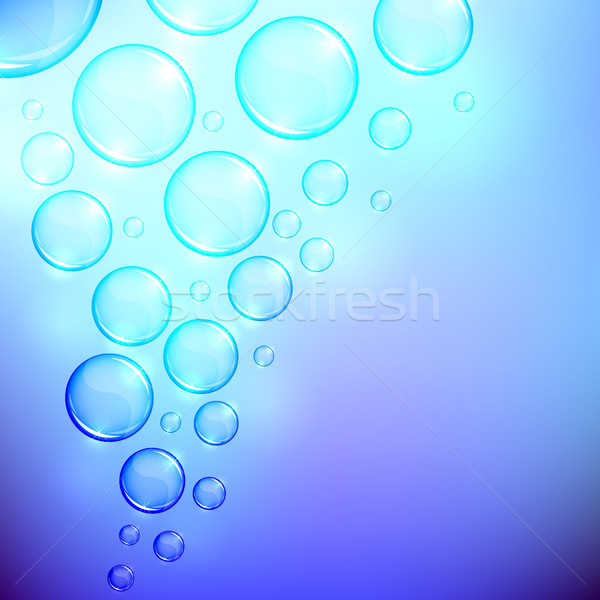 Soaring  bubbles background with copy space. Stock photo © tuulijumala