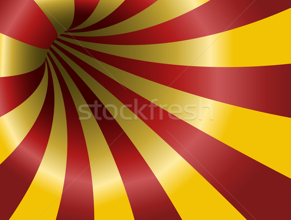 Abstract vector red and yellow striped hole background. Stock photo © tuulijumala