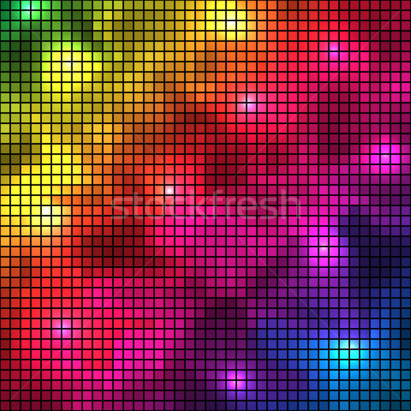 Abstract colorful spectrum mosaic vector background. Stock photo © tuulijumala