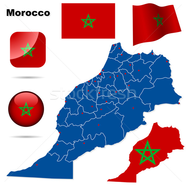 Morocco vector set. Stock photo © tuulijumala