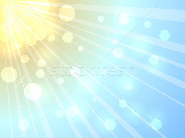 Zomer zonneschijn heldere vector eps10 bestand Stockfoto © tuulijumala