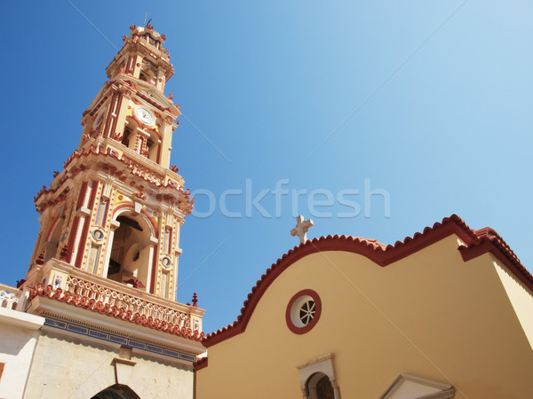 Panormitis monastery bell tower. Stock photo © tuulijumala