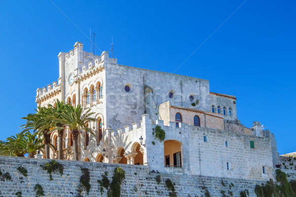 Former Town Hall at old town of Ciutadella,  Menorca, Balearic I Stock photo © tuulijumala